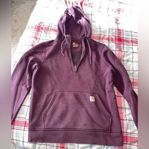 Woman’s Carhartt half zip Hoodie